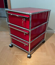 USM Haller Rollcontainer in rubinrot (23) Haller-Farbe