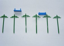 Kutsche Pferdewagen Modell HO Plastik Teile Konvolut Deichsel Kutschbock Roskopf