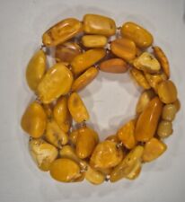 antike  Kette Bernstein  Butterscotch Art Deco Vintage 473