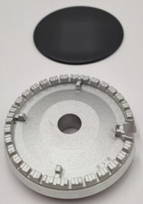 Bosch Brennerring 00615299 mit Brennerdeckel 00615298 für Gas Kochfeld