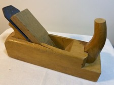 Alter Holzhobel Hobelmesser Hobeleisen Knabenhobel Werkzeug Schnittbreite ~5cm