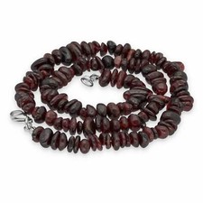 Granat splitterkette mit - granat,
