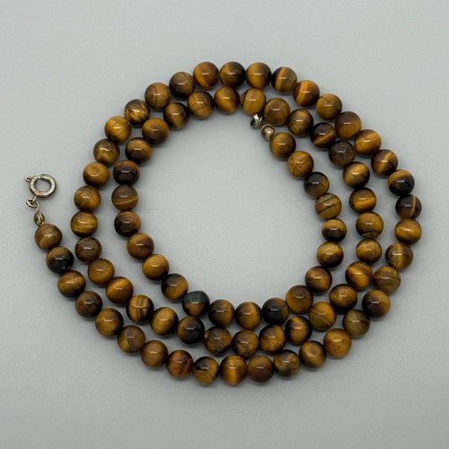 Tigerauge kette edelstein - -,