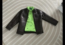 kinder leder jacke jungen 5-6