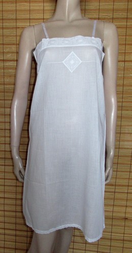 Weisses nachthemd nachtkleid - -,
