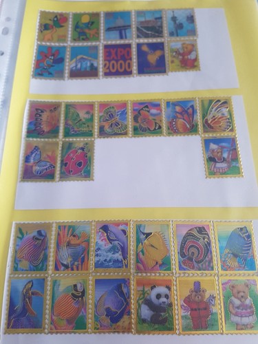 Briefmarkensticker 90er