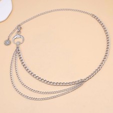 Bauch kette damen silber - kette, silber.