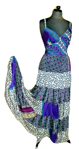 Kleid sommerkleid seide - kleid, lila
