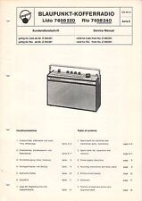 BLAUPUNKT - Lido 7658220 Rio 7658240 - Kundendienstschrift Manual - B2947
