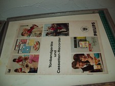 ✅ philips Tonbandfibel - Cassetten- und Tonbandgeräte Werbung Katalog 1891-1966