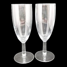 2 Luminarc Sektgläser Sektflöten Runder Stiel Transparent Arc France Glas Sekt