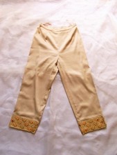 Bollywood Boho EXOTIC Spiegel Perlen GOLD Glitzer Hippie FESTIVAL Haremshose  