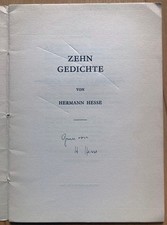 Hermann Hesse. Zehn Gedichte