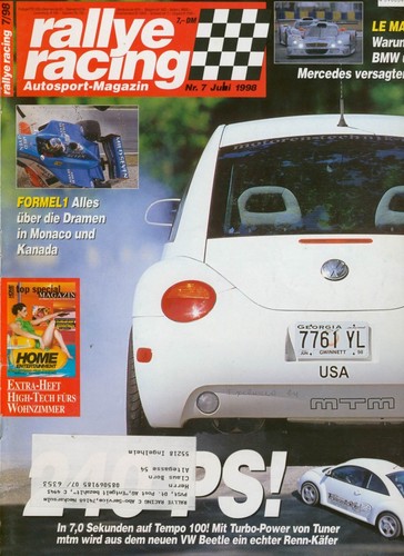 Rallye racing 1998 new - rallye, 7/1998
