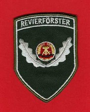 DDR Forst Ärmelaufnäher ohne