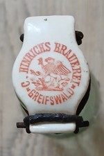 alte Bierflasche Greifswalder Brauerei C.HINRICHS BRAUEREI GREIFSWALD schlank