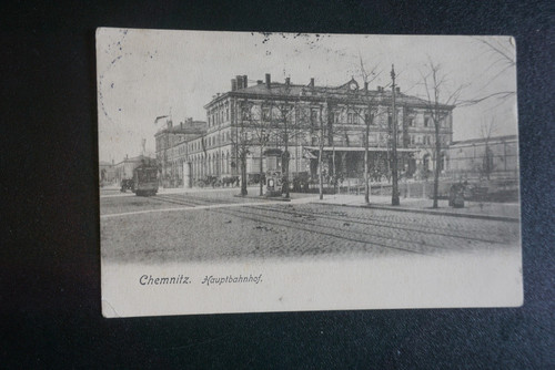 Chemnitz hauptbahnhof 1903 - ak,