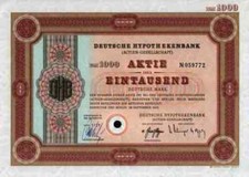 Hypothekenbank DHB Bank 1972