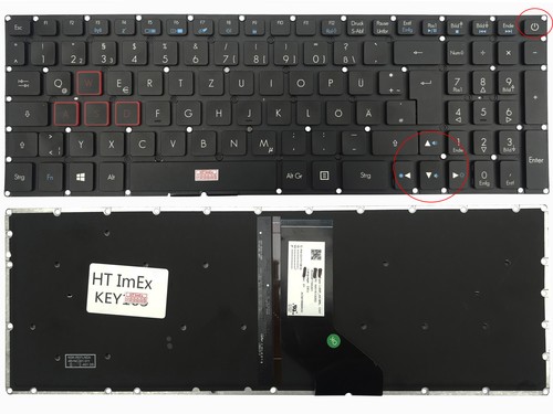 Tastatur version mit - version,
