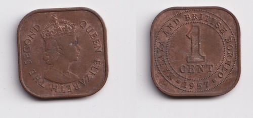 Cents bronze münze malaya - cents,