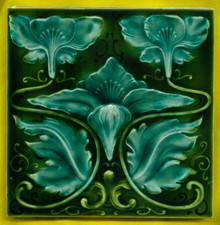 Jugendstil Fliese Kachel, Art