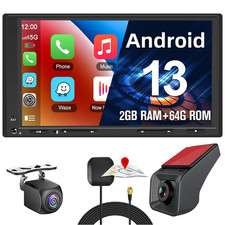 HD DVR+64GB 7" 2DIN Android 13