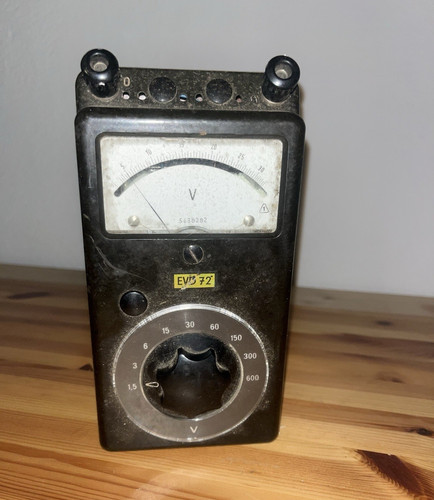 Vintage voltmeter evs - evs, –