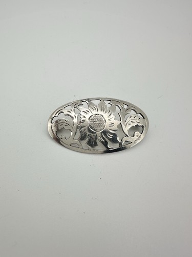 Brosche silber 835 floral - brosche, hp