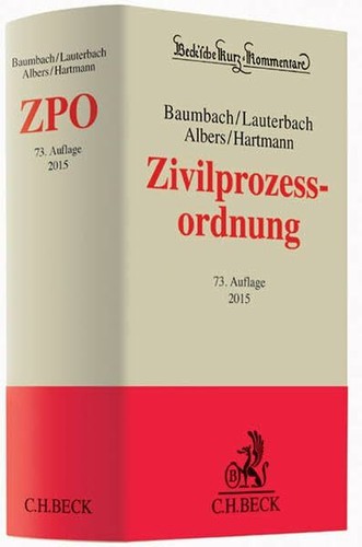 Zivilprozessordnung mit - zivilprozessordnung:,