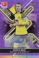 /80 Marco Reus 2022 Topps Finest BVB Dortmund  Auto Autograph Damage on the Back