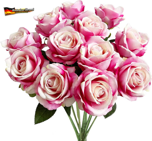 Künstliche rosen set - künstliche, 12