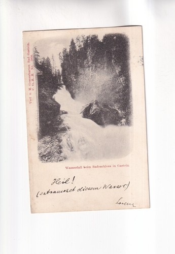 F6335 wasserfall beim - ak,