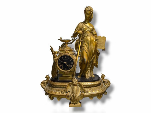 Antike bronze pendule - antike,