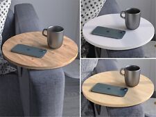 B-Ware Couch-Tablett Armlehne, Einstellbarer Sofa-Tablett, Getränkehalter, ⌀35cm