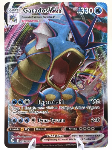 Pokemon karte garados vmax - pokemon,