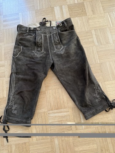 Lederhose trachtenhose braun - trachtenhose,