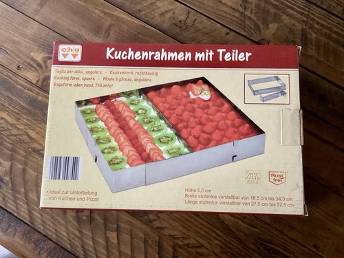 Kuchenrahmen mit teiler - mit,