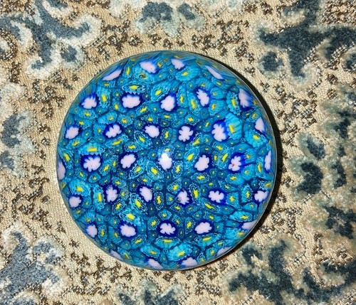 Murano paperweight daisy canes - murano,