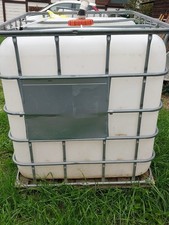 IBC-Container 1000Liter gebr. Regenfass Gartenbewässerung