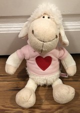 Nici Schaf Jolly Mäh Stofftier, mit Original Nici Pulli, ca 35 cm