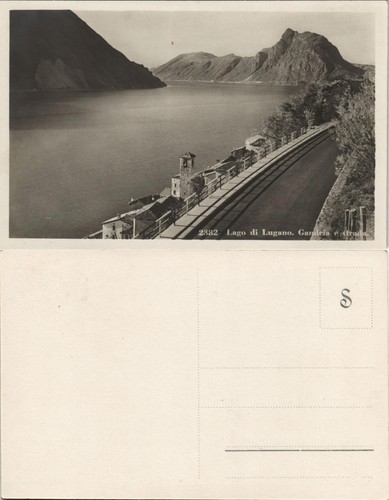 Ansichtskarte lugano gandria - gandria, e