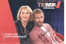 Susan Link/ Micky Beisenherz  Moderation  handsigniert  2025