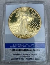 1933 Gold Double Eagle Replica Limited Edition Twenty Dollars