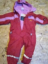 Lego Wear Schneeanzug Größe 86 Rot 18-24 Monate Princess Mädchen guter Zustand 