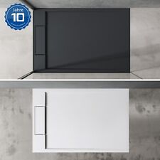 Duschwanne Duschtasse mineralguss  Duschwanne weiß Anthrazit NEU!!