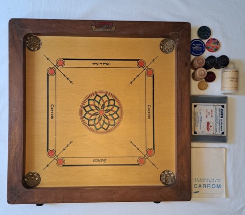 Seltenes vintage carrom - carrom, set
