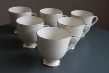 6 Kaffeetassen, Fürstenberg, Goldrand