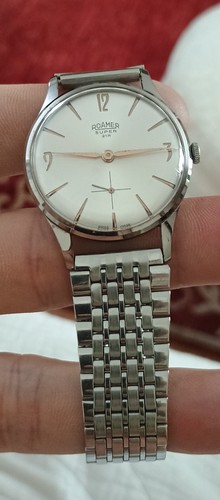 Vintage uhr roamer super - vintage,