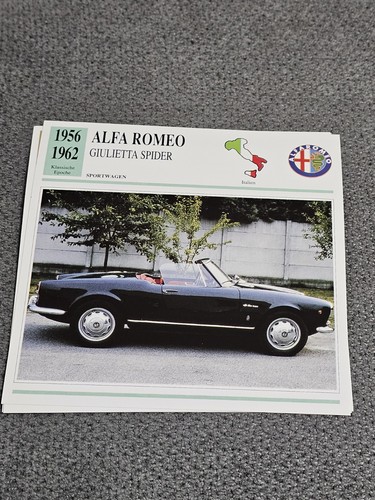 Alfa romeo giulietta - romeo, spider