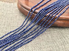 Natürlich Blau 2mm Facettiert